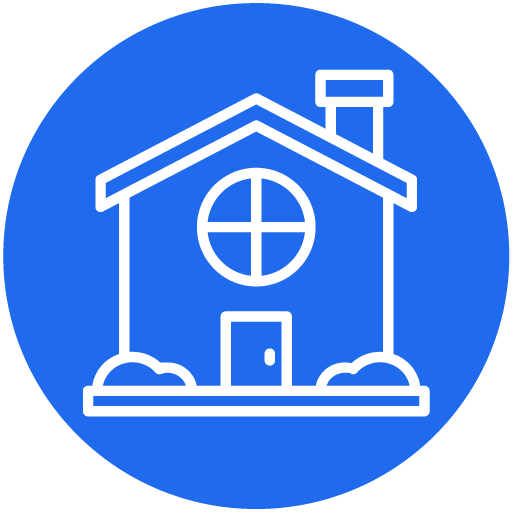 Blue Home Icon